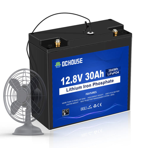 12V 30Ah LiFePO4 battery detail