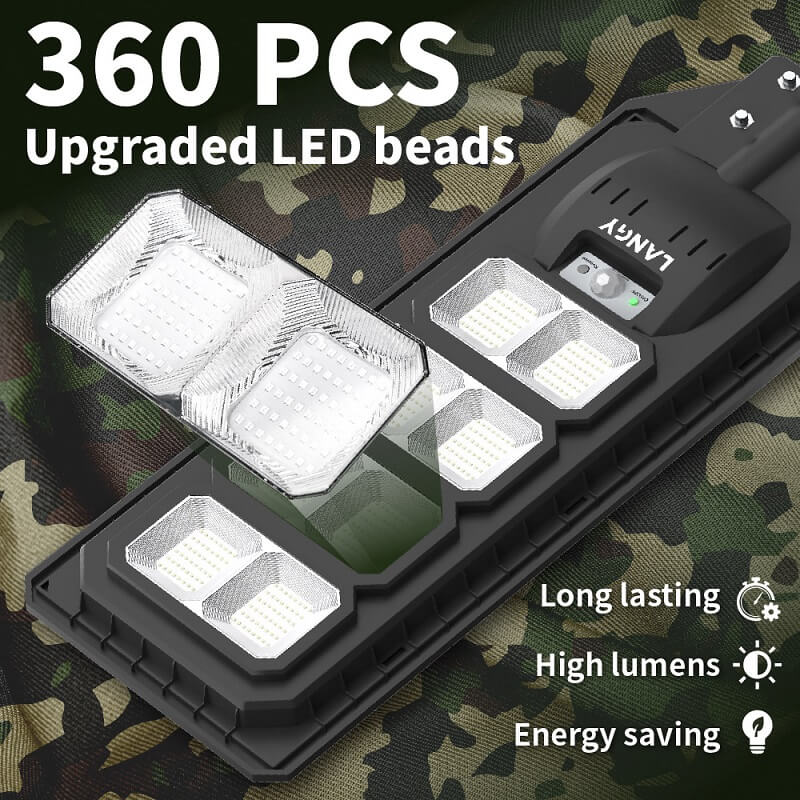 Powerful Solar Green Feeder Light for Hunting — 25,000 Lumens