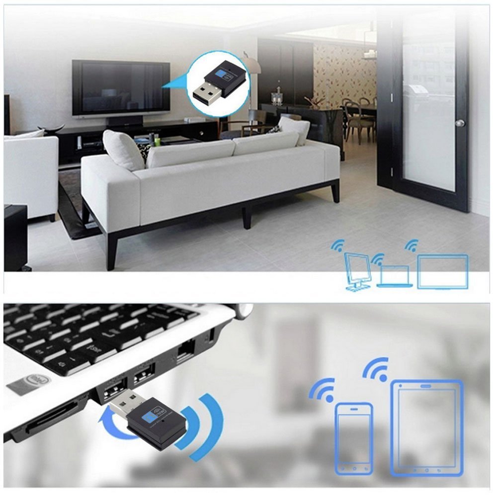 Mini USB Wi-Fi Adapter — 300Mbps