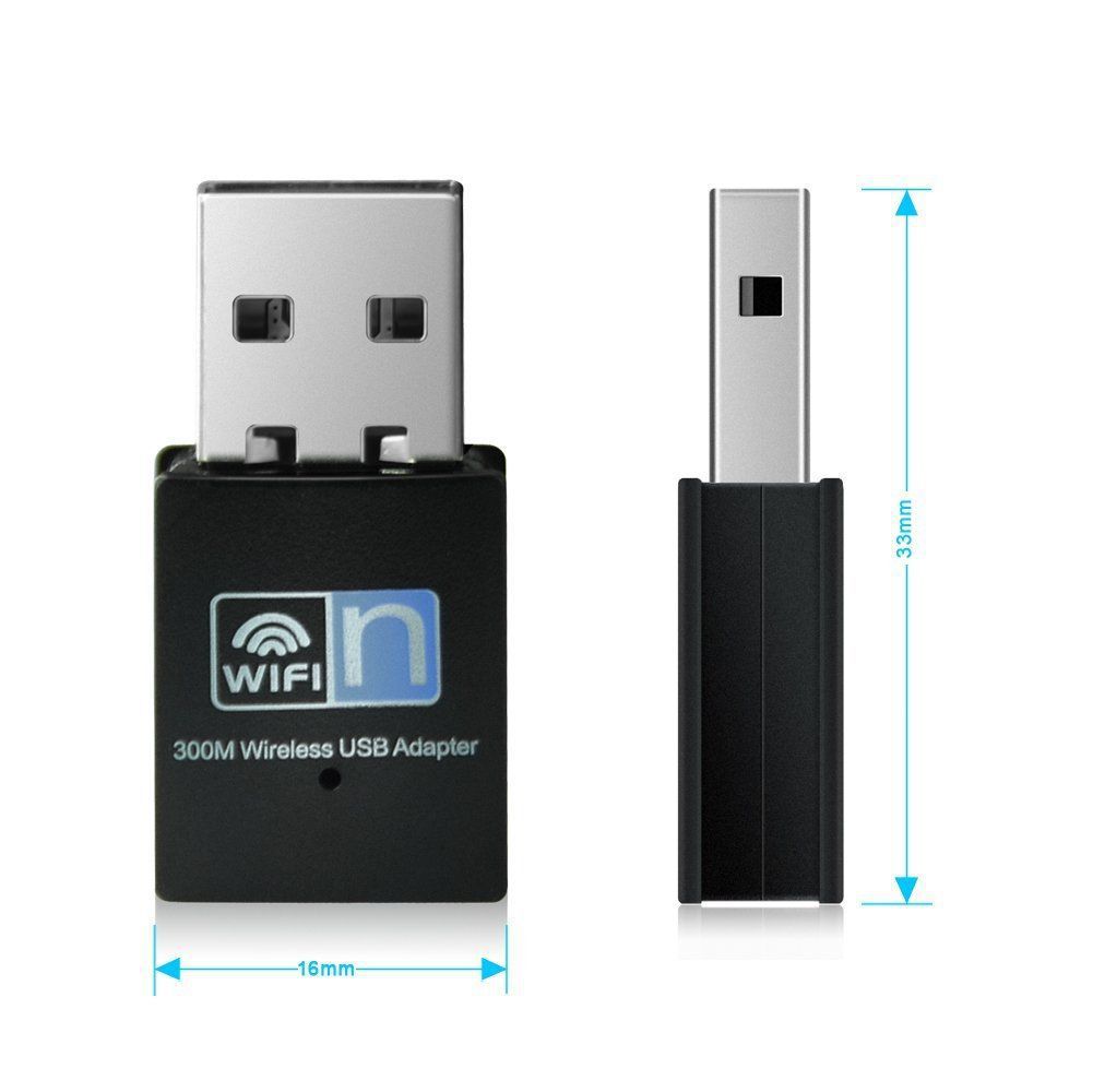 Mini USB Wi-Fi Adapter — 300Mbps