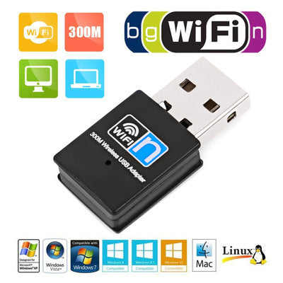 Mini USB Wi-Fi Adapter — 300Mbps