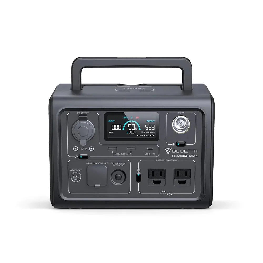 BLUETTI EB3A Portable Power Station 268.8Wh LiFePO4 with UPS & Bluetooth App Control-4