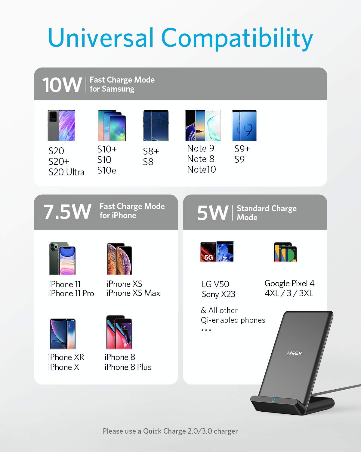 Anker 313 Wireless Charger (Stand)