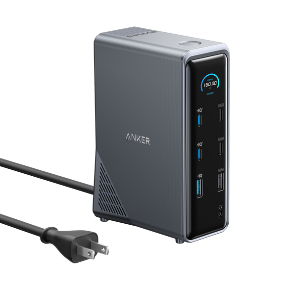 Anker Prime Charging Docking Station (14-in-1, Dual Display, 160W)