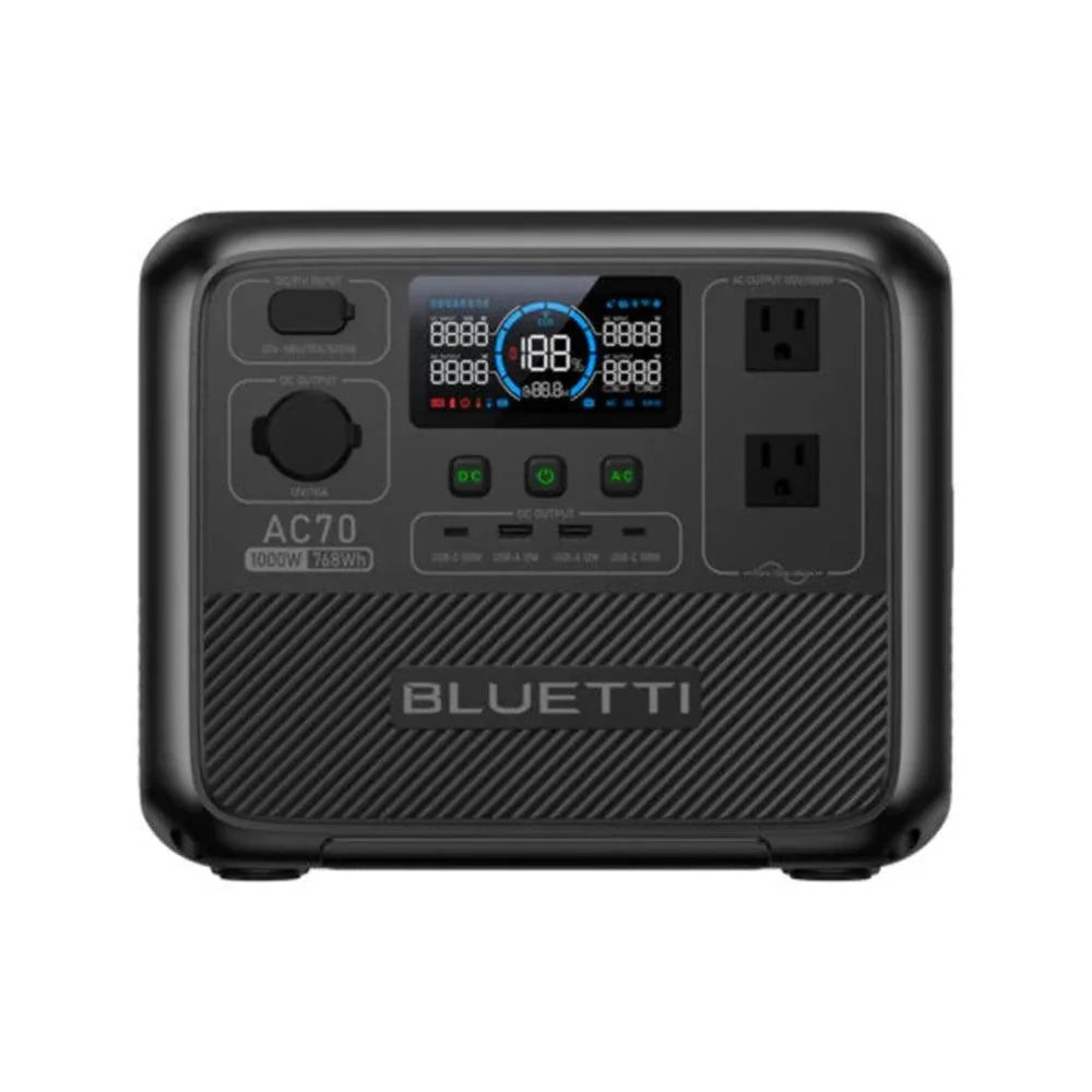 BLUETTI AC70 Portable Power Station | 1000W 768Wh, Generator for Road Trip, Off-grid, Power Outage-2