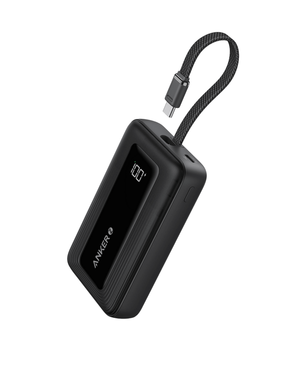 Anker Zolo 10K 30W Power Bank with Built-In USB-C Cable