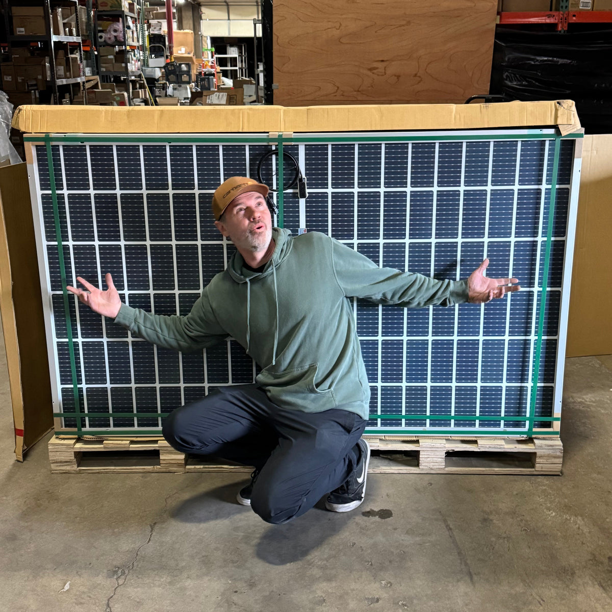 (Clearance) 460W Solar Panel Module Black 75" L x 45" H x 1.5" W SEG-460-BMB-TB