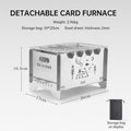 Folding Stainless Steel Wood-Burning Camp Stove