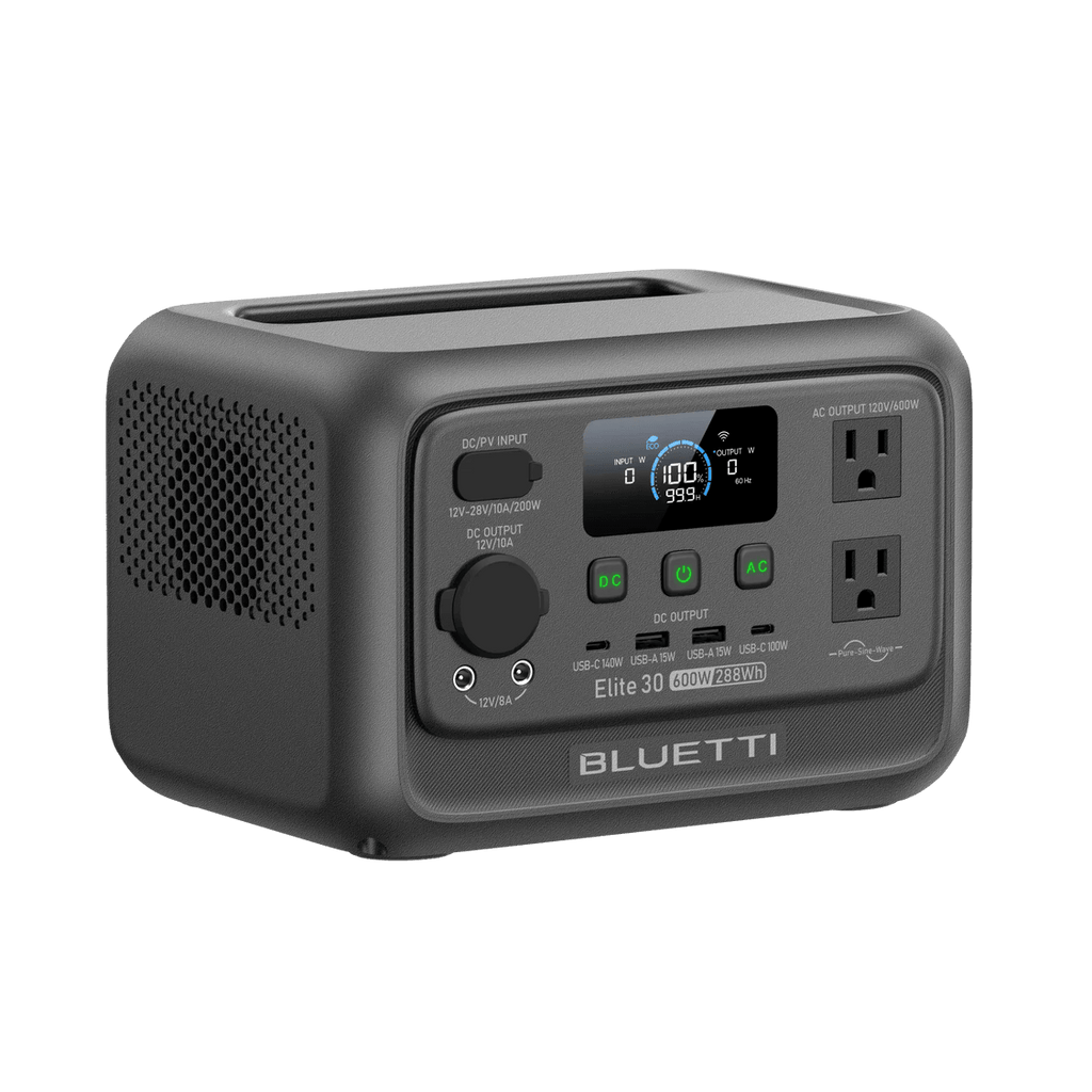BLUETTI Elite 30 V2 Portable Power Station | 600W 288Wh - front view