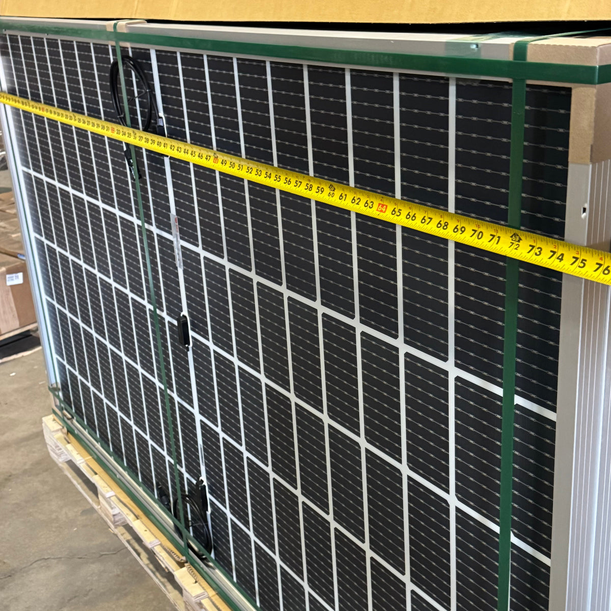 (Clearance) 460W Solar Panel Module Black 75" L x 45" H x 1.5" W SEG-460-BMB-TB