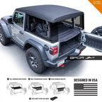 Jeep Wrangler JL 2DR Cargo Cover (2018+)