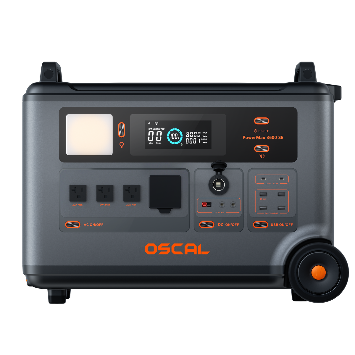 OSCAL PowerMax 3600 SE rear view