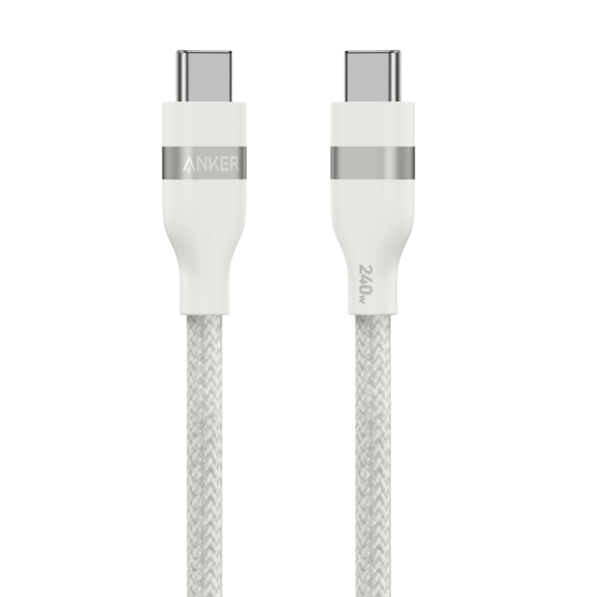 Anker USB-C to USB-C Cable (3 ft / 6 ft / 10 ft, 240W, Upcycled-Braided)