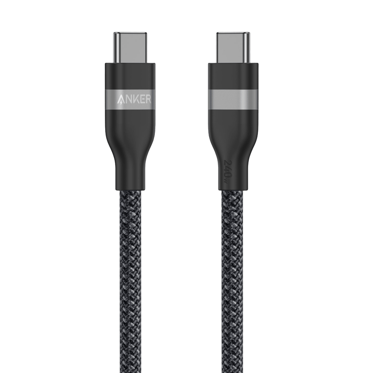 Anker USB-C to USB-C Cable (3 ft / 6 ft / 10 ft, 240W, Upcycled-Braided)