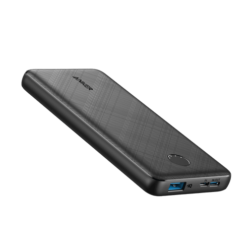 Anker 313 PowerCore 10K - Black angled view