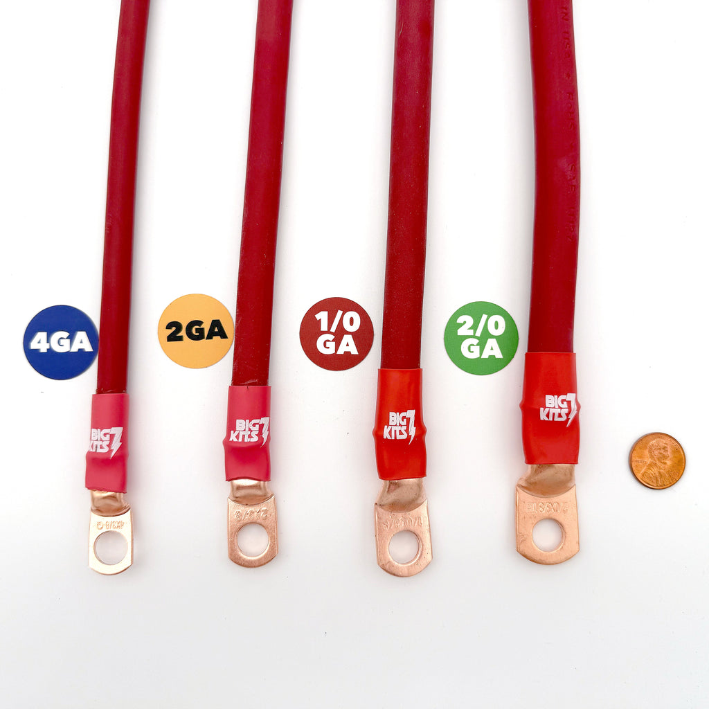 Jeep Wrangler TJ / LJ Big 7 Battery Cable Kit (1997-2006)