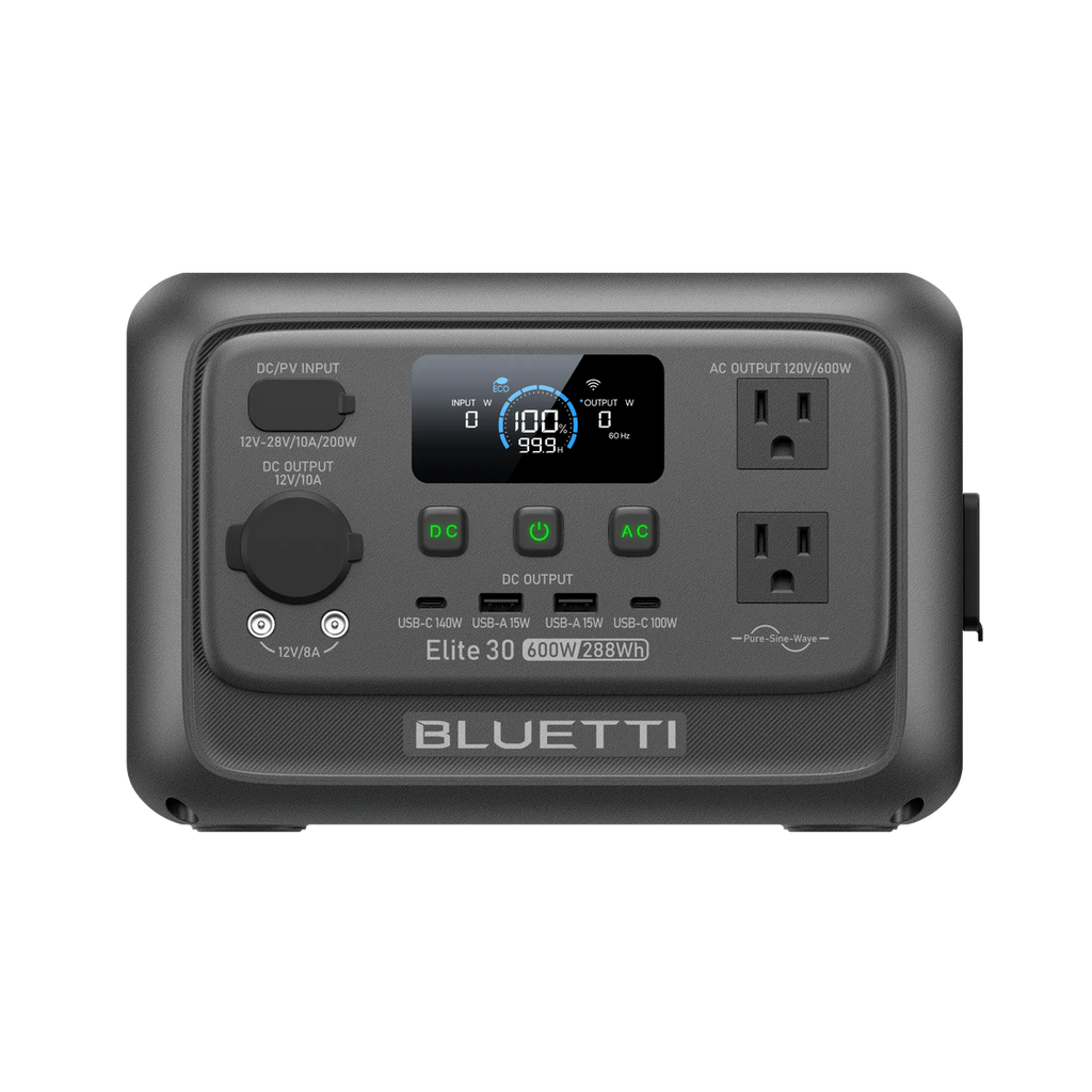 BLUETTI Elite 30 V2 Portable Power Station | 600W 288Wh - front view