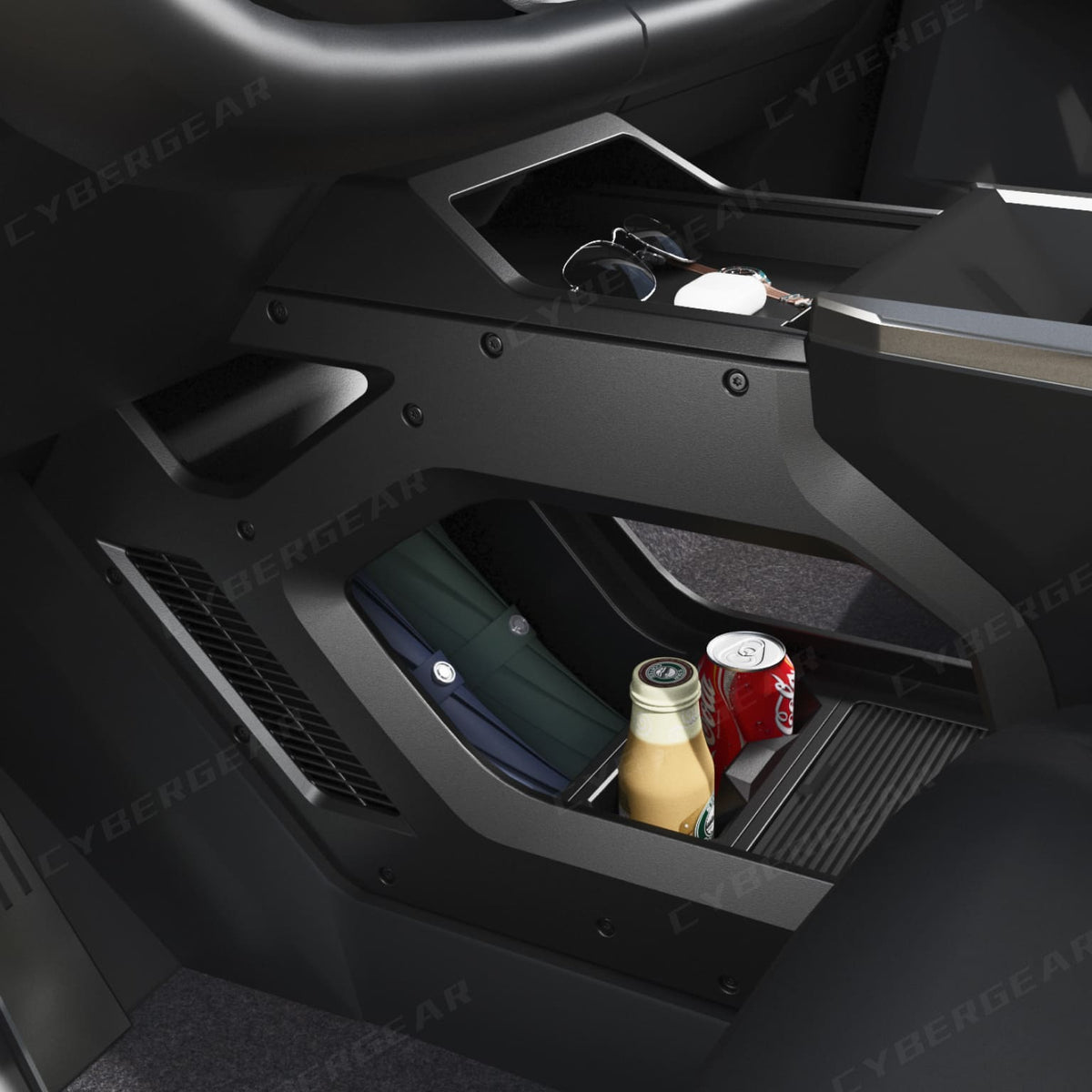 Center Console Organizer Shelf Cybertruck Interior Storage Expansion Kit