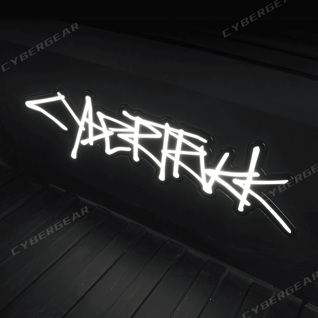 Cybertruck Frunk Accent Light Animated LED Lettering