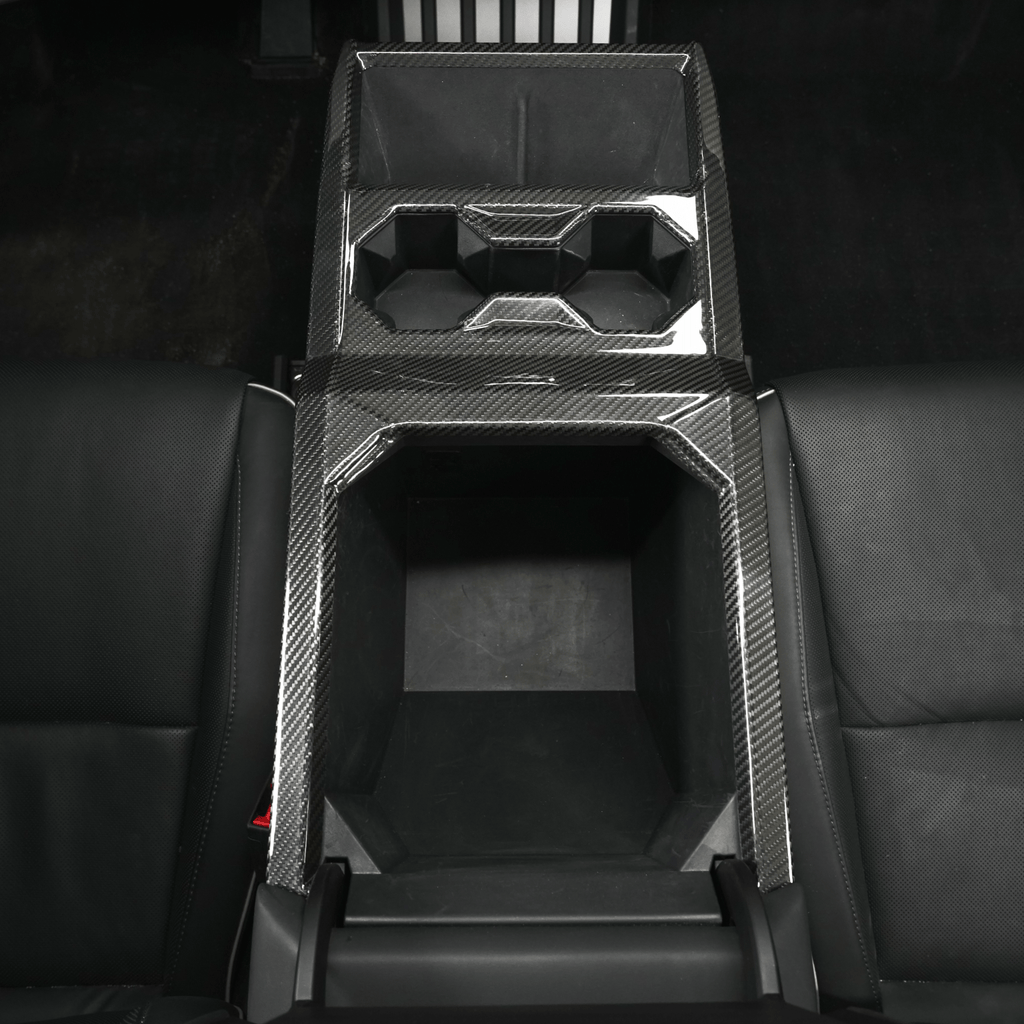 [Real Carbon Fiber] Front Drain Cup Panel For Cybertruck (Glossy/Matte)