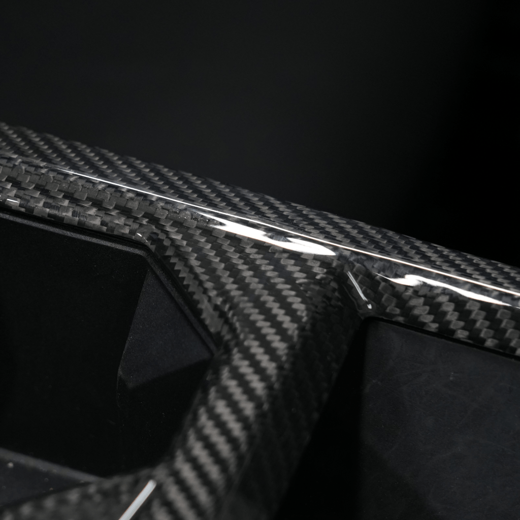 [Real Carbon Fiber] Front Drain Cup Panel For Cybertruck (Glossy/Matte)