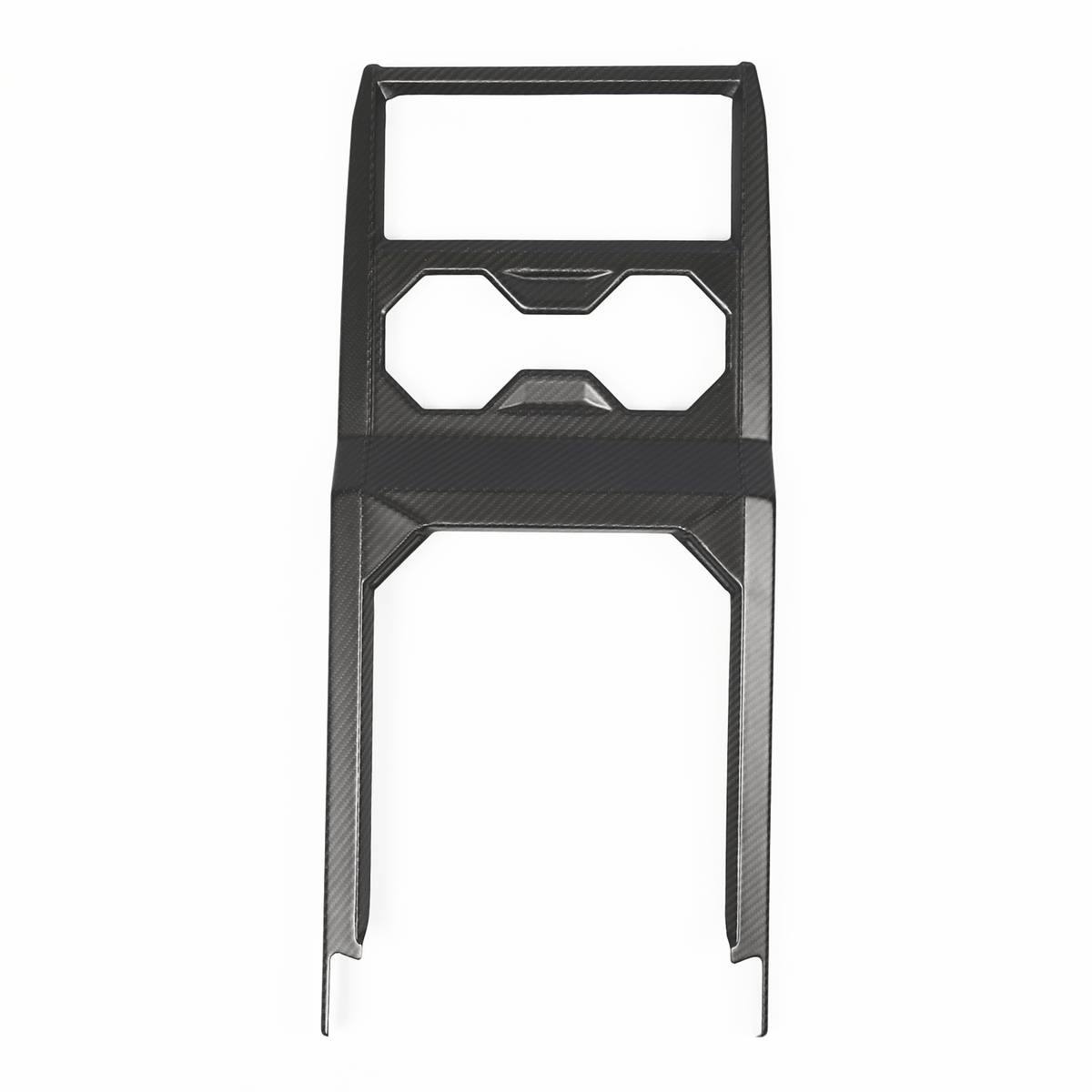 [Real Carbon Fiber] Front Drain Cup Panel For Cybertruck (Glossy/Matte)