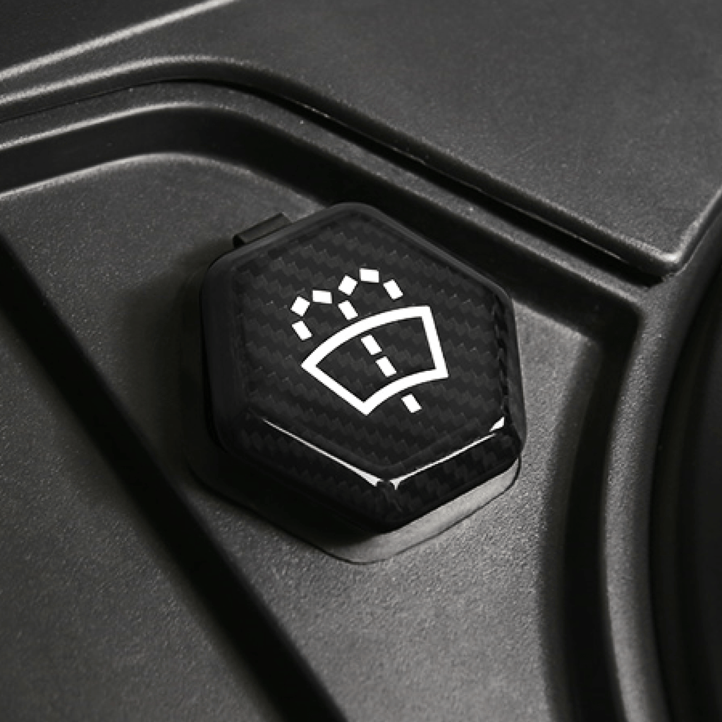 [Real Carbon Fiber] Glass Water Cover For Cybertruck