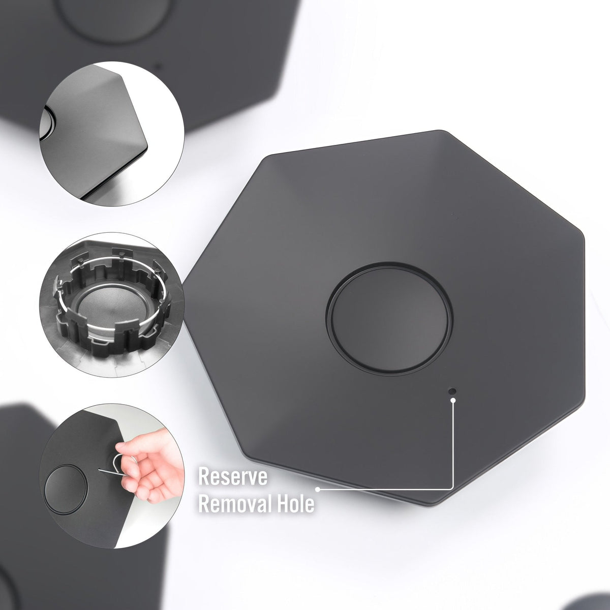 Cybertruck Wheel Center Caps Kit
