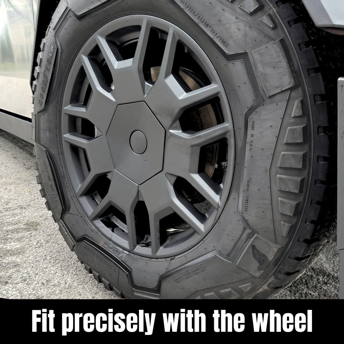 Cybertruck Wheel Center Caps Kit