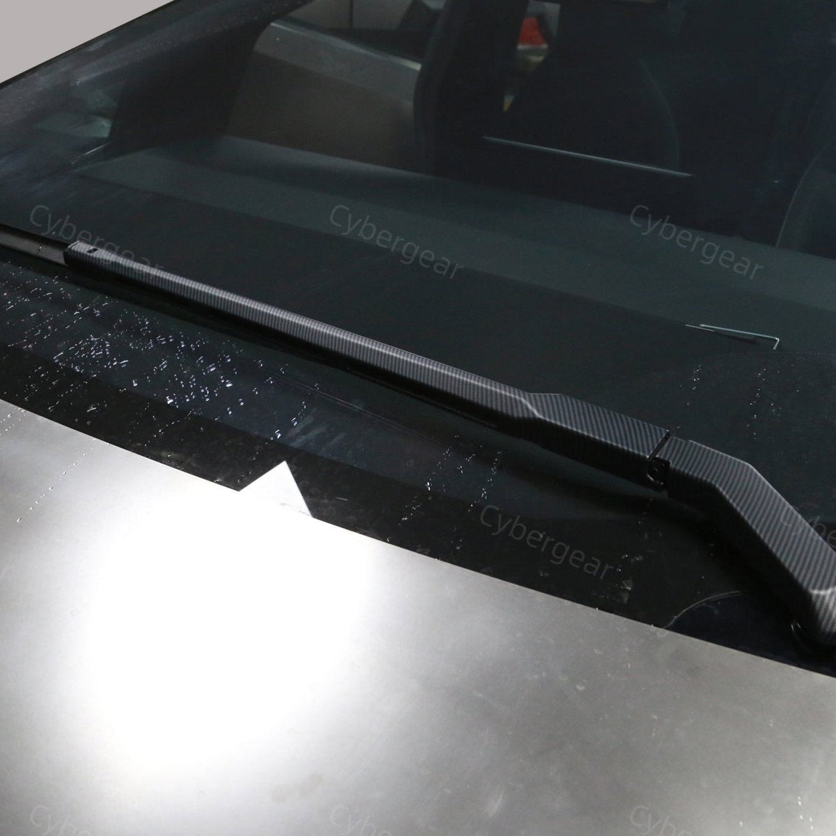 [Carbon Fiber Pattern ABS] Wiper Protection Trim Cover For Cybertruck