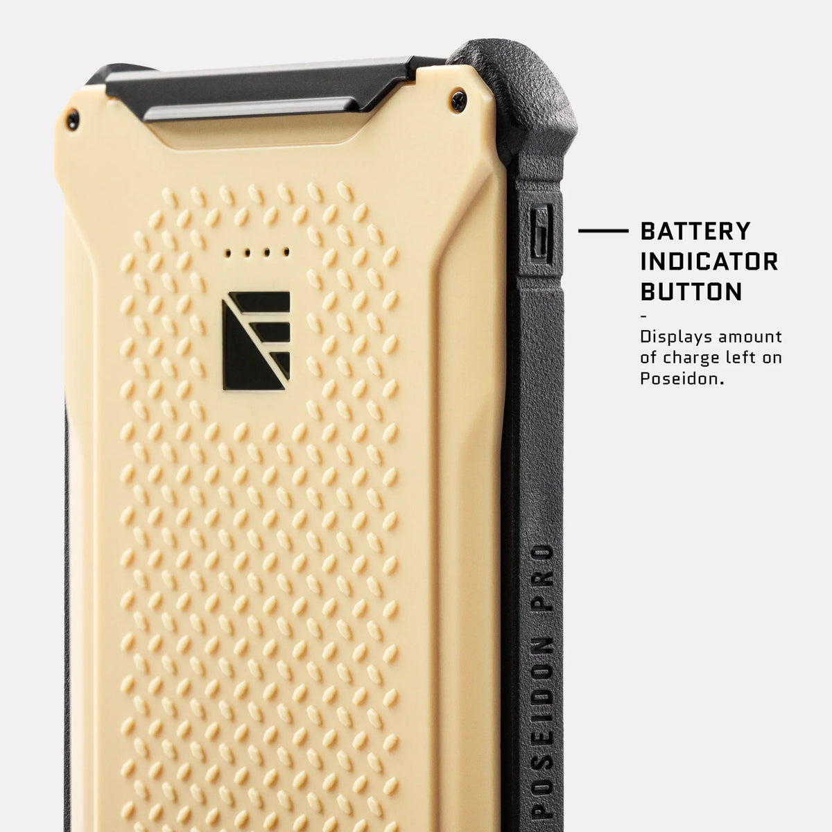 Dark Energy Poseidon Pro - Desert battery indicator button