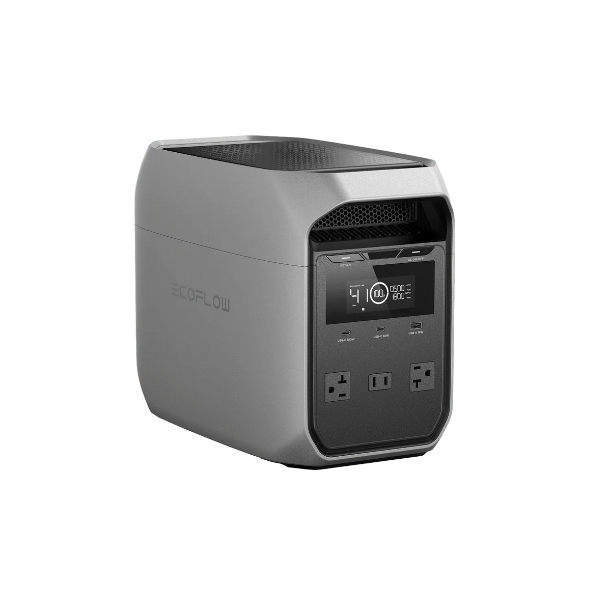 EcoFlow DELTA 3 Classic - angled side and front view