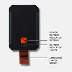 Dark Energy Poseidon Nano - Black battery indicators and strap
