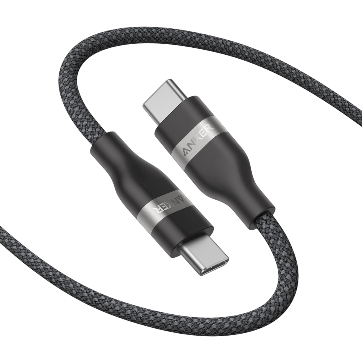 Anker USB-C to USB-C Cable (3 ft / 6 ft / 10 ft, 240W, Upcycled-Braided)
