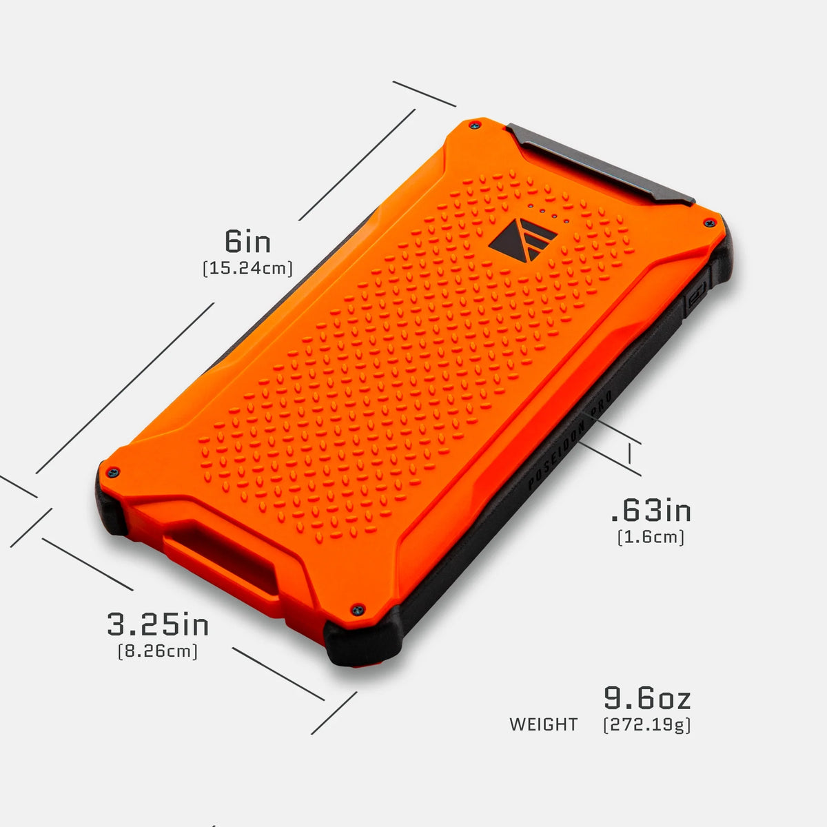 Dark Energy Poseidon Pro - Hi-Vis Orange dimensions
