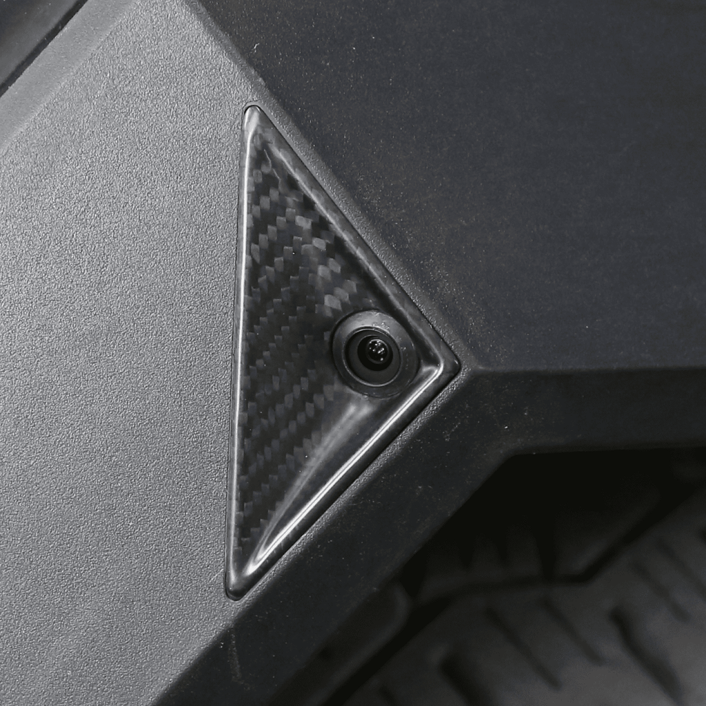 [Real Carbon Fiber] Fender Camera Decorative Cover For Cybertruck