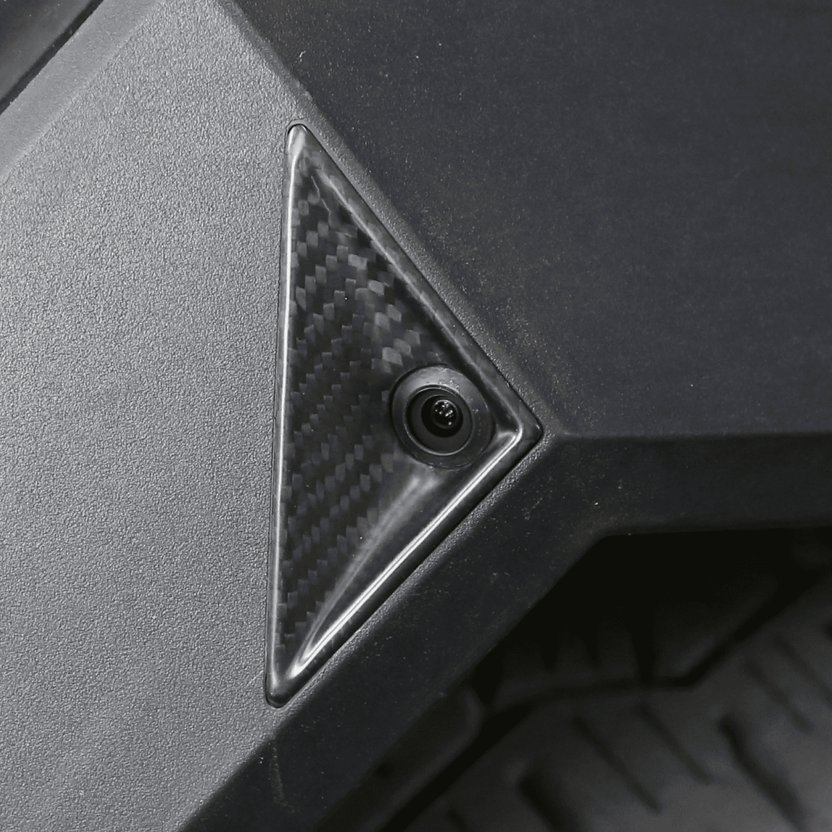 [Real Carbon Fiber] Fender Camera Decorative Cover For Cybertruck