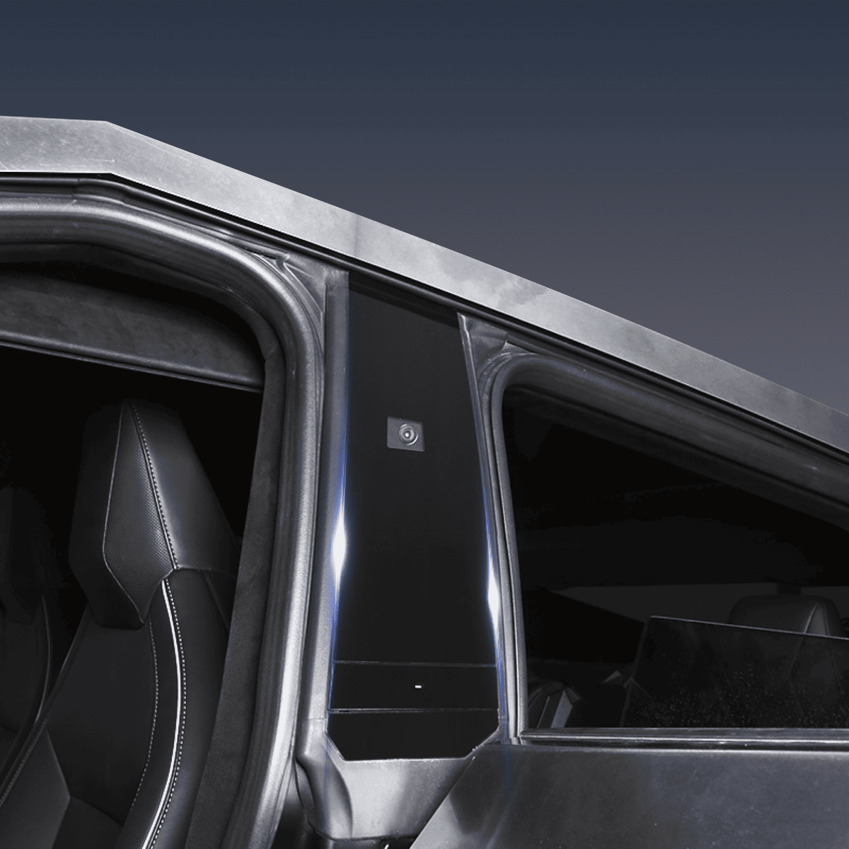 Tesla Cybertruck B & C Pillars & Door Buttons Wrap