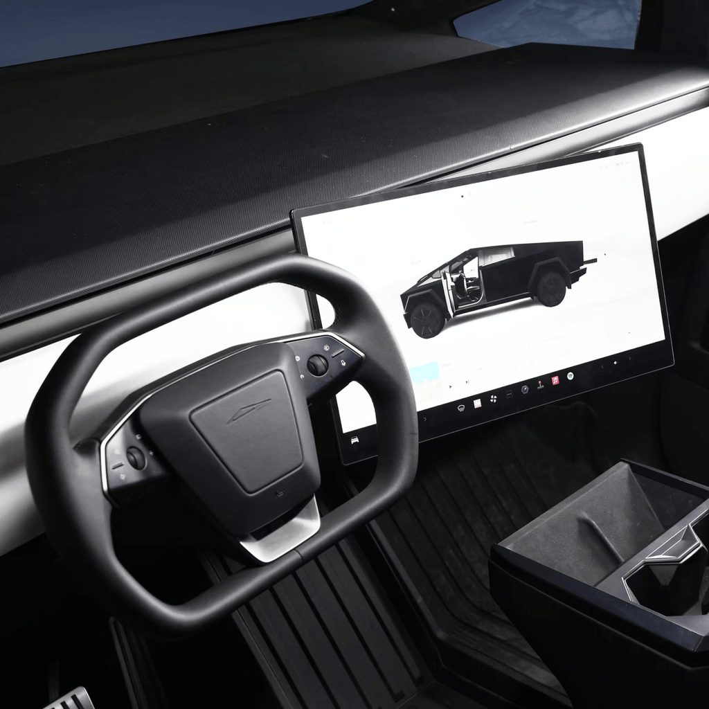 Tesla Cybertruck Dashboard Screen Swivel Tilt Mount Rotating Kit