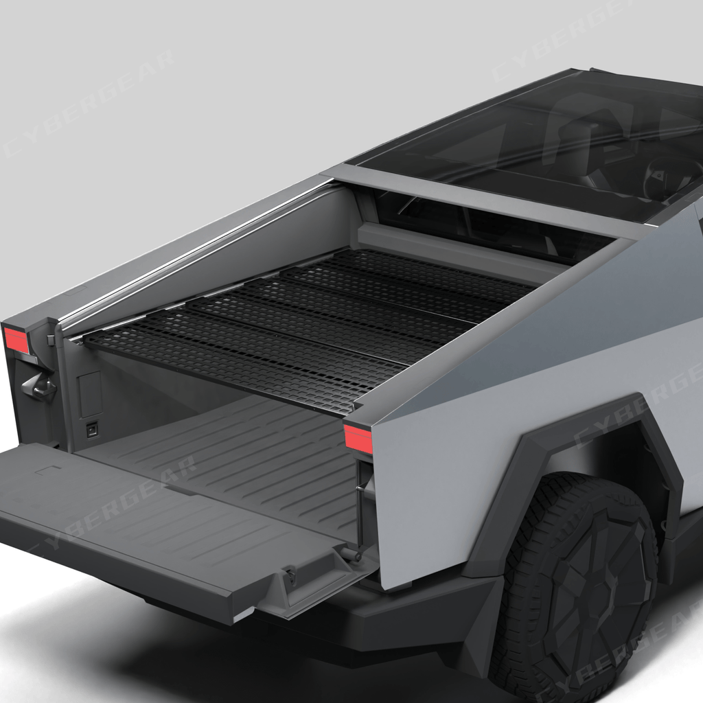 Tesla Cybertruck L-Track Molle Trunk Bed Shelf Level Molle Panels
