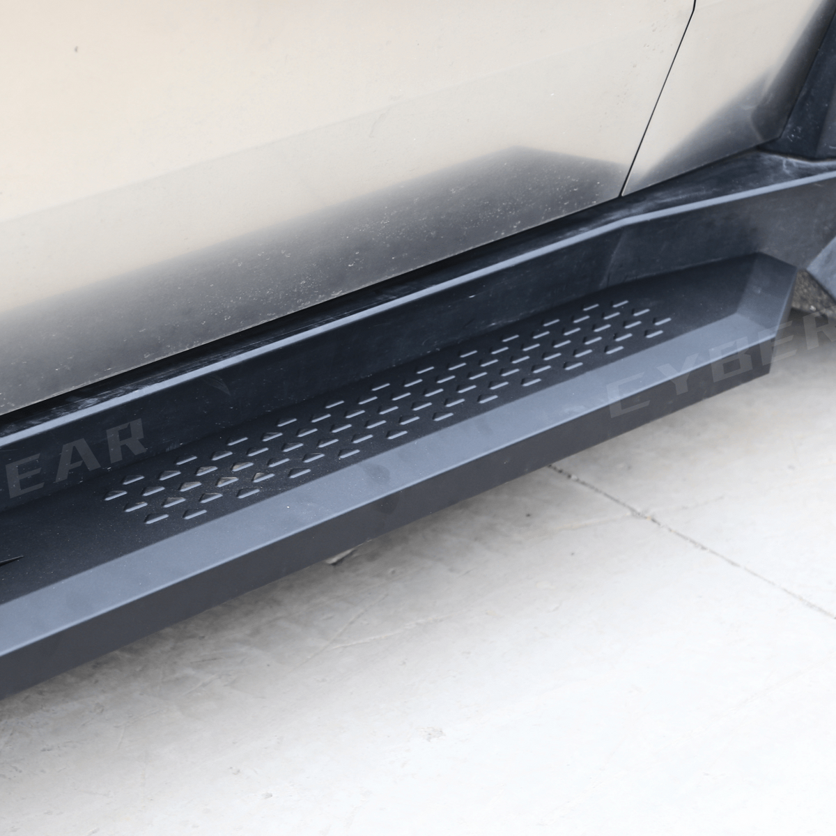 Tesla Cybertruck Running Board Set Nerf Bars Side Steps Solid Design